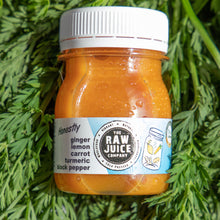 Load image into Gallery viewer, Raw Turmeric, Ginger, Carrot, Lemon & Black Pepper Health Shot – 60ml