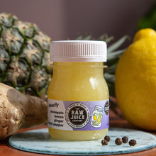 Load image into Gallery viewer, Raw Pineapple, Ginger, Lemon &amp; Black Pepper Health Shot - 60ml
